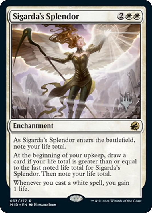 Image for Sigarda's Splendor (33) (Promo Pack: Innistrad: Midnight Hunt) - Magic: The Gathering