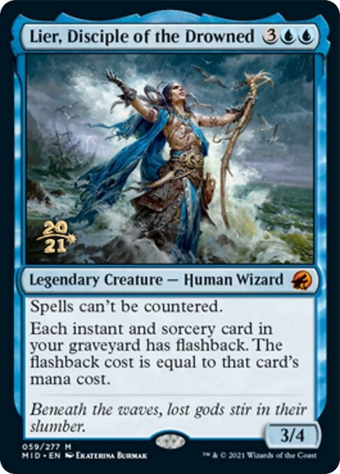 Image for Lier, Disciple of the Drowned (59) (Prerelease Cards) - Magic: The Gathering