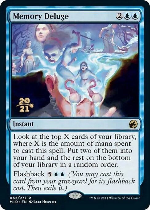 Image for Memory Deluge (62) (Prerelease Cards) - Magic: The Gathering