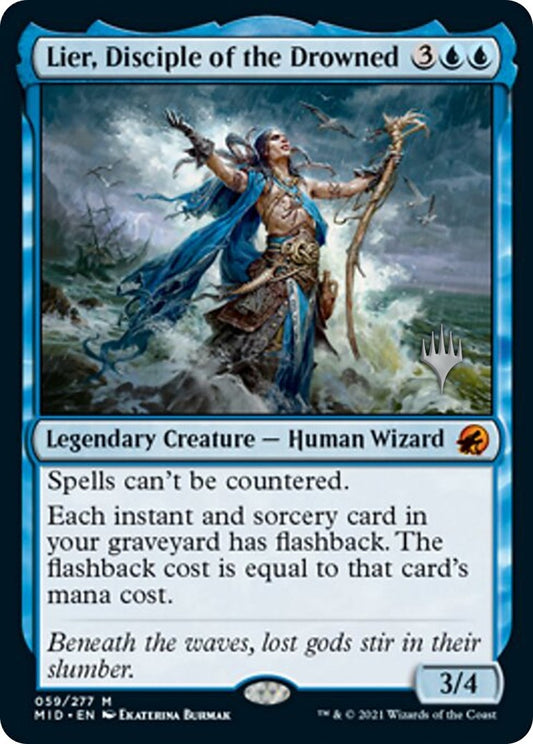 Image for Lier, Disciple of the Drowned (59) (Promo Pack: Innistrad: Midnight Hunt) - Magic: The Gathering