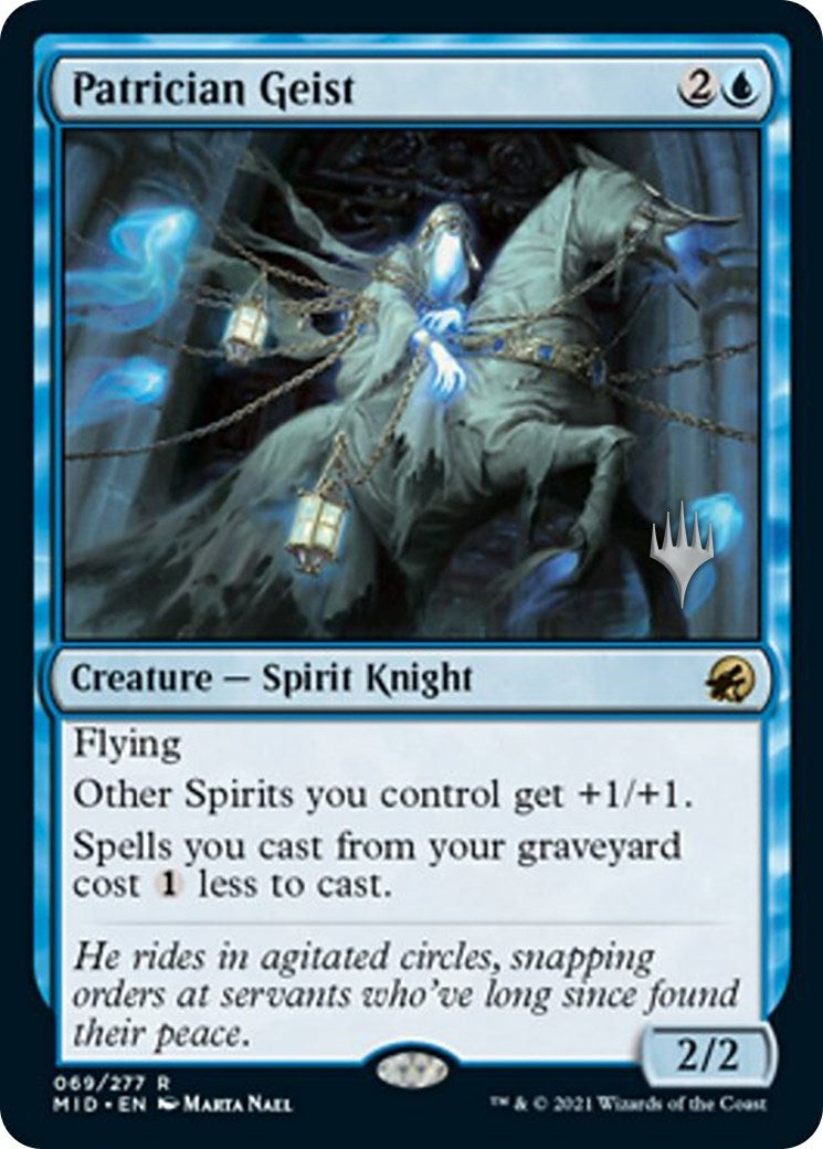 Image for Patrician Geist (69) (Promo Pack: Innistrad: Midnight Hunt) - Magic: The Gathering