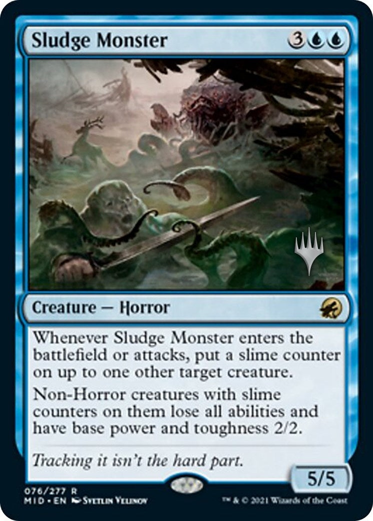 Image for Sludge Monster (76) (Promo Pack: Innistrad: Midnight Hunt) - Magic: The Gathering