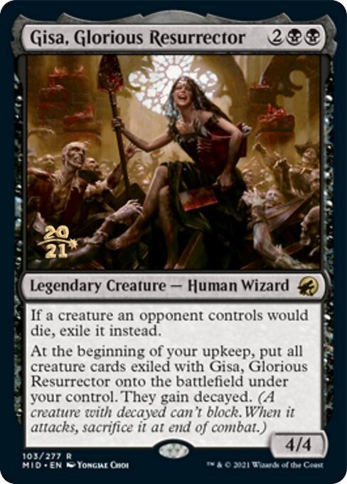 Image for Gisa, Glorious Resurrector (103) (Prerelease Cards) - Magic: The Gathering