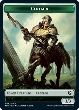 Image for Centaur // Wolf Double-Sided Token (8 // 13) (Commander: Innistrad: Midnight Hunt) - Magic: The Gathering