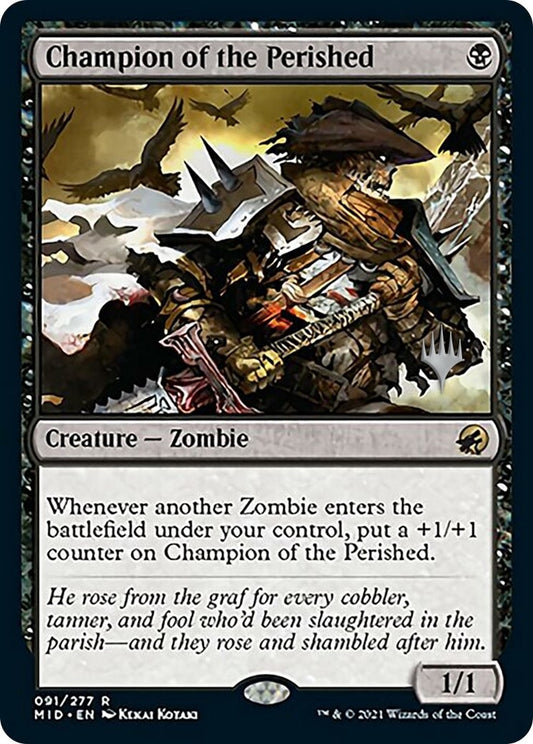 Image for Champion of the Perished (91) (Promo Pack: Innistrad: Midnight Hunt) - Magic: The Gathering