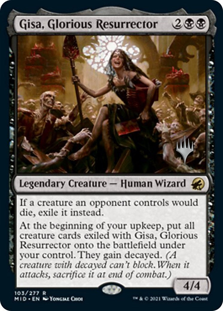 Image for Gisa, Glorious Resurrector (103) (Promo Pack: Innistrad: Midnight Hunt) - Magic: The Gathering