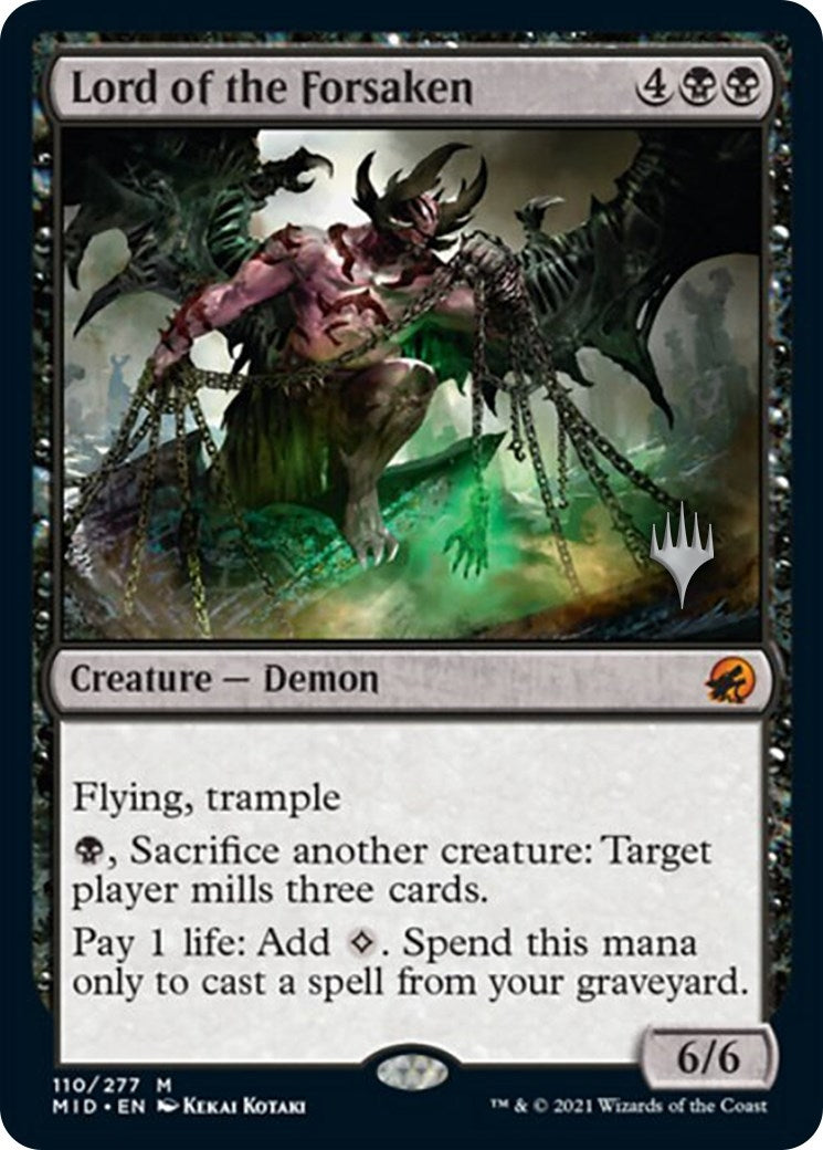 Image for Lord of the Forsaken (110) (Promo Pack: Innistrad: Midnight Hunt) - Magic: The Gathering