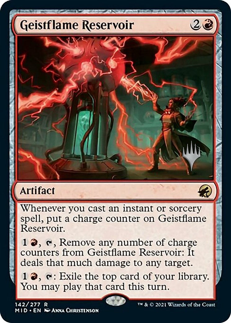 Image for Geistflame Reservoir (142) (Promo Pack: Innistrad: Midnight Hunt) - Magic: The Gathering