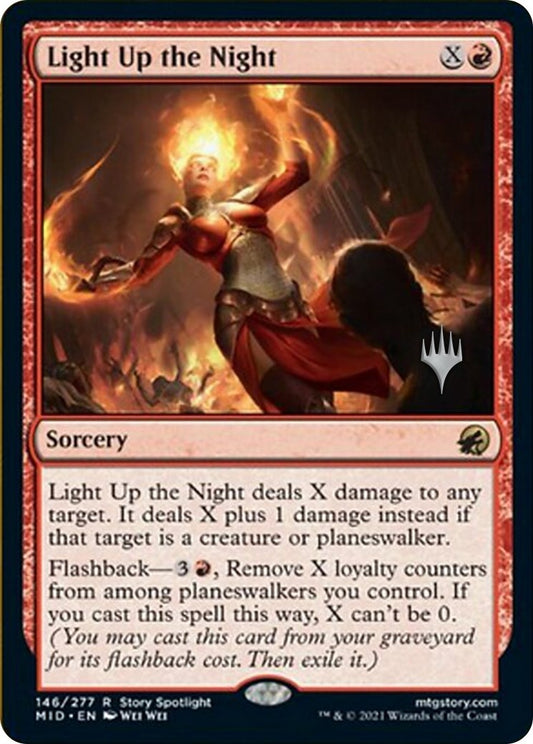 Image for Light Up the Night (146) (Promo Pack: Innistrad: Midnight Hunt) - Magic: The Gathering