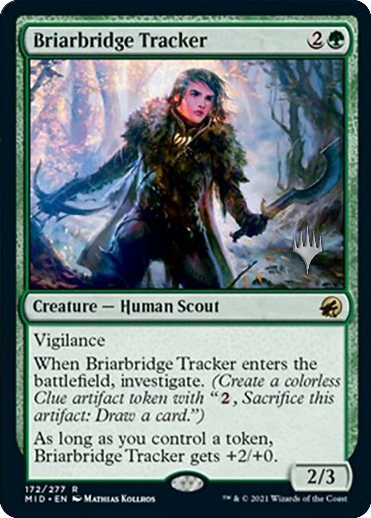 Image for Briarbridge Tracker (172) (Promo Pack: Innistrad: Midnight Hunt) - Magic: The Gathering