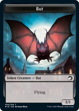Image for Bat Token (4) (Innistrad: Midnight Hunt) - Magic: The Gathering