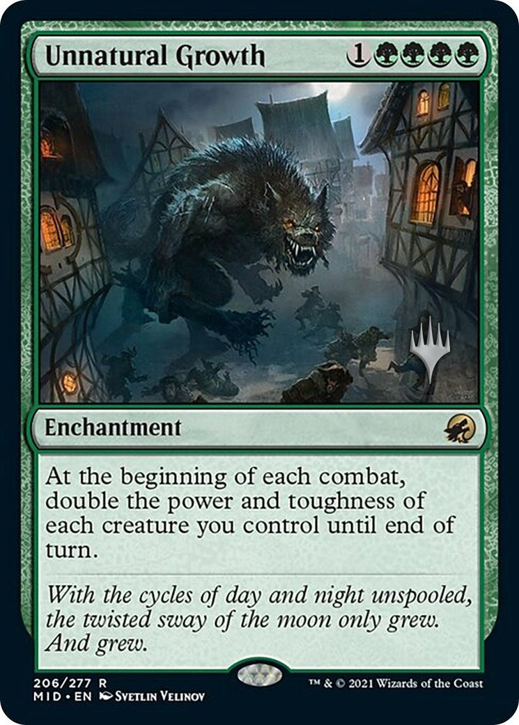 Image for Unnatural Growth (206) (Promo Pack: Innistrad: Midnight Hunt) - Magic: The Gathering