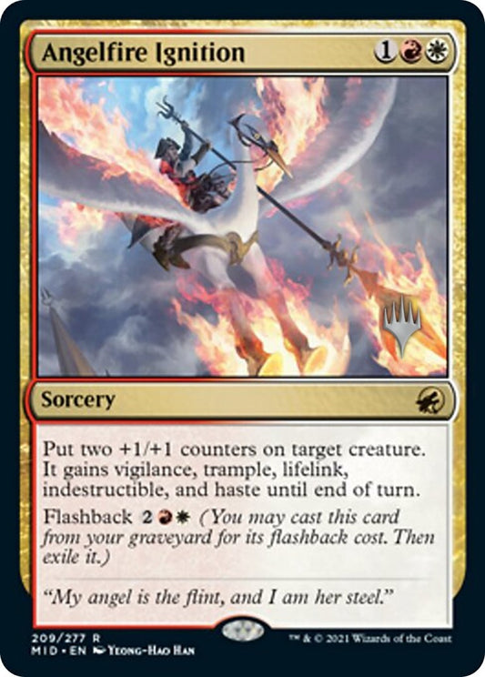 Image for Angelfire Ignition (209) (Promo Pack: Innistrad: Midnight Hunt) - Magic: The Gathering