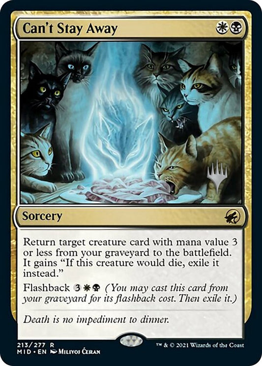 Image for Can't Stay Away (213) (Promo Pack: Innistrad: Midnight Hunt) - Magic: The Gathering