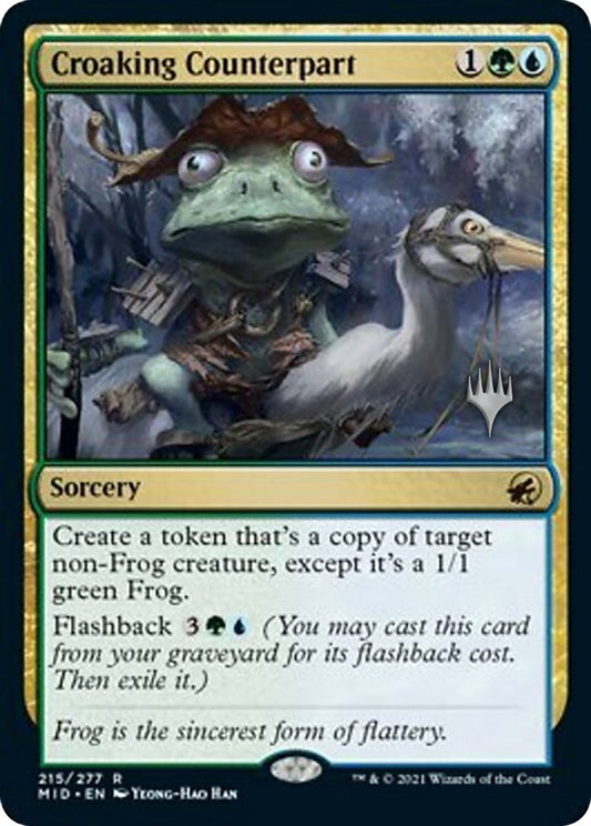 Image for Croaking Counterpart (215) (Promo Pack: Innistrad: Midnight Hunt) - Magic: The Gathering