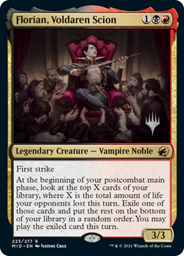 Image for Florian, Voldaren Scion (223) (Promo Pack: Innistrad: Midnight Hunt) - Magic: The Gathering