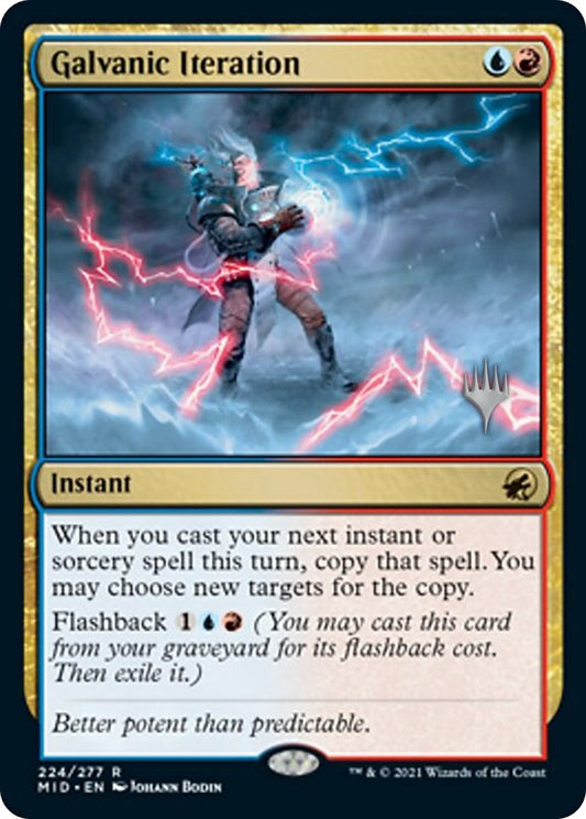 Image for Galvanic Iteration (224) (Promo Pack: Innistrad: Midnight Hunt) - Magic: The Gathering