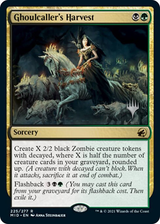 Image for Ghoulcaller's Harvest (225) (Promo Pack: Innistrad: Midnight Hunt) - Magic: The Gathering