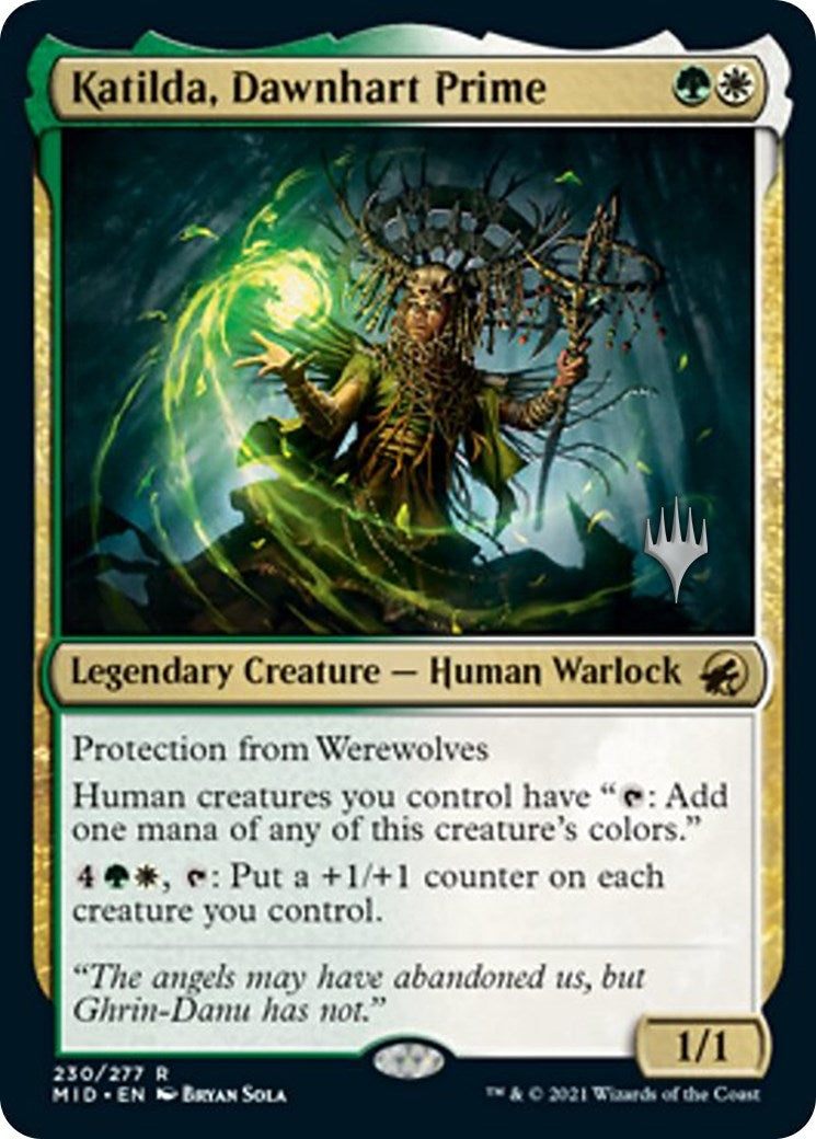 Image for Katilda, Dawnhart Prime (230) (Promo Pack: Innistrad: Midnight Hunt) - Magic: The Gathering