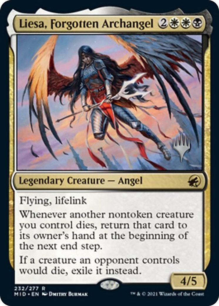 Image for Liesa, Forgotten Archangel (232) (Promo Pack: Innistrad: Midnight Hunt) - Magic: The Gathering