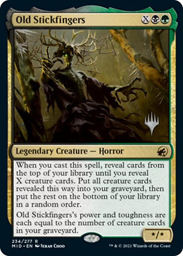 Image for Old Stickfingers (234) (Promo Pack: Innistrad: Midnight Hunt) - Magic: The Gathering