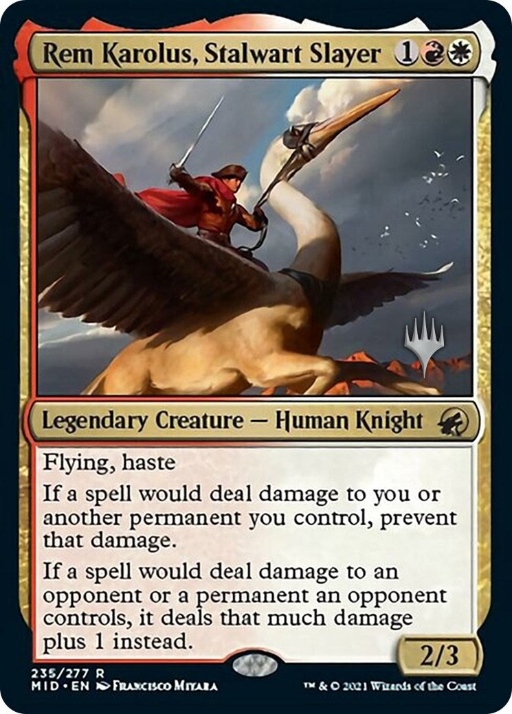 Image for Rem Karolus, Stalwart Slayer (235) (Promo Pack: Innistrad: Midnight Hunt) - Magic: The Gathering