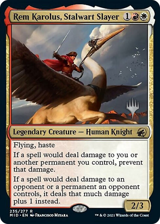 Image for Rem Karolus, Stalwart Slayer (235) (Promo Pack: Innistrad: Midnight Hunt) - Magic: The Gathering