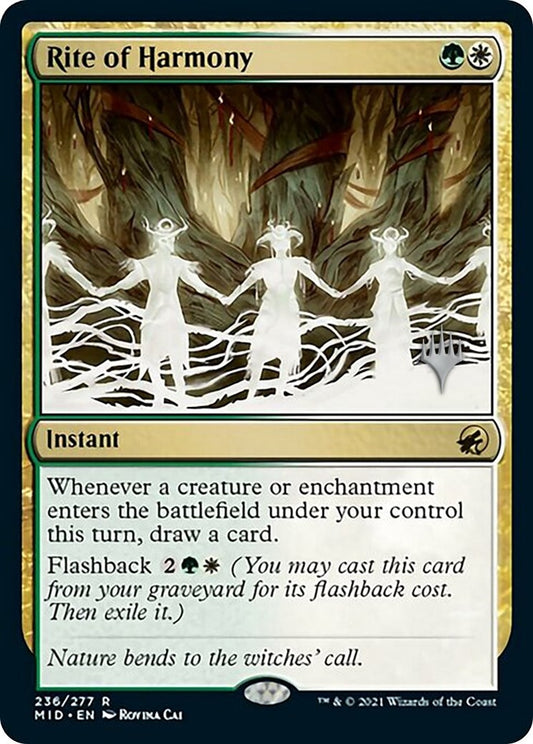 Image for Rite of Harmony (236) (Promo Pack: Innistrad: Midnight Hunt) - Magic: The Gathering
