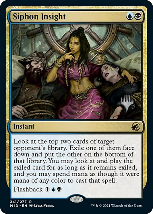 Image for Siphon Insight (241) (Promo Pack: Innistrad: Midnight Hunt) - Magic: The Gathering