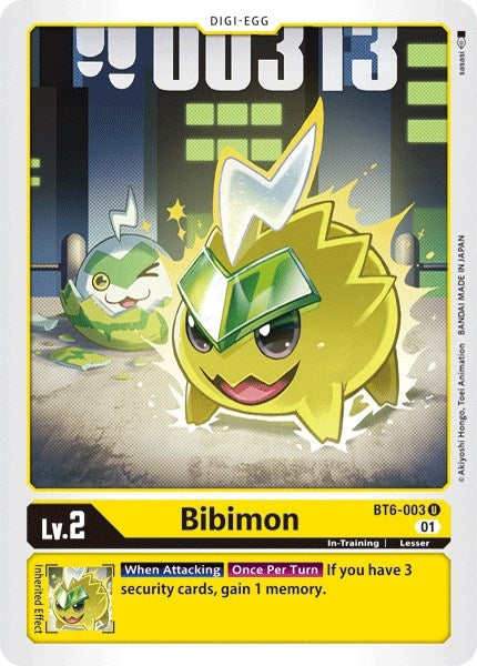 Image for Bibimon (BT6-003 U) (Double Diamond) - Digimon Card Game