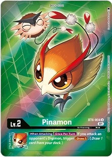 Image for Pinamon (Box Topper) (BT6-004 U) (Double Diamond) - Digimon Card Game