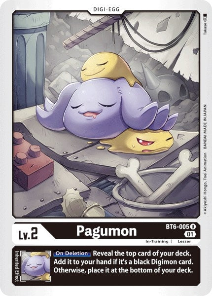 Image for Pagumon (BT6-005 U) (Double Diamond) - Digimon Card Game