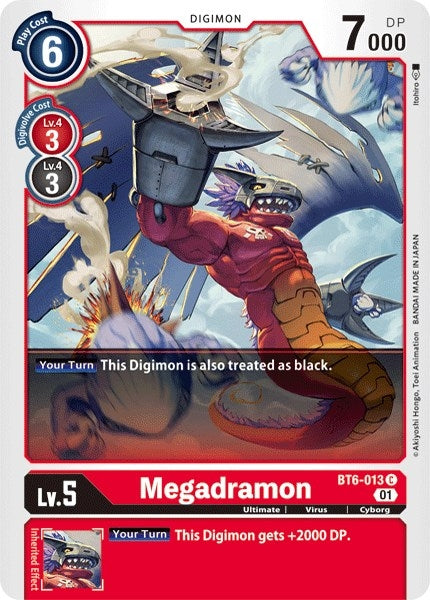 Image for Megadramon (BT6-013 C) (Double Diamond) - Digimon Card Game
