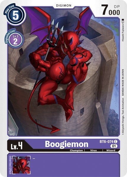 Image for Boogiemon (BT6-074 C) (Double Diamond) - Digimon Card Game
