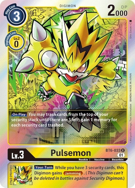 Image for Pulsemon (BT6-033 R) (Double Diamond) - Digimon Card Game