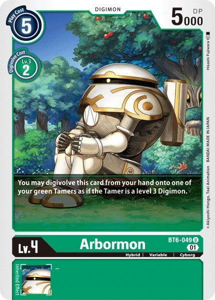 Image for Arbormon (BT6-049 U) (Double Diamond) - Digimon Card Game