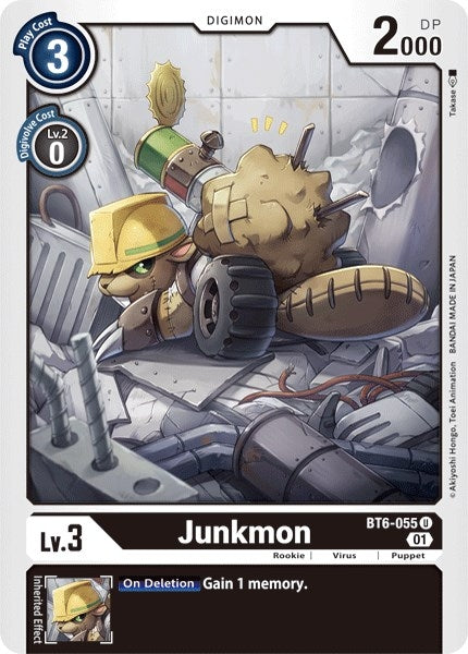 Image for Junkmon (BT6-055 U) (Double Diamond) - Digimon Card Game