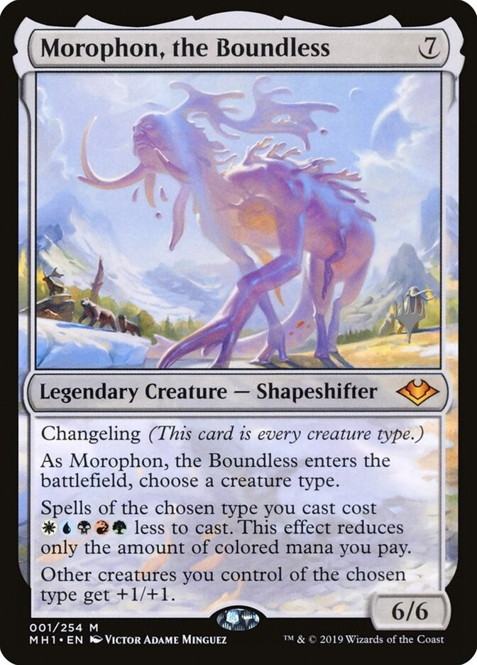 Image for Morophon, the Boundless (1) (Promo Pack: Innistrad: Midnight Hunt) - Magic: The Gathering