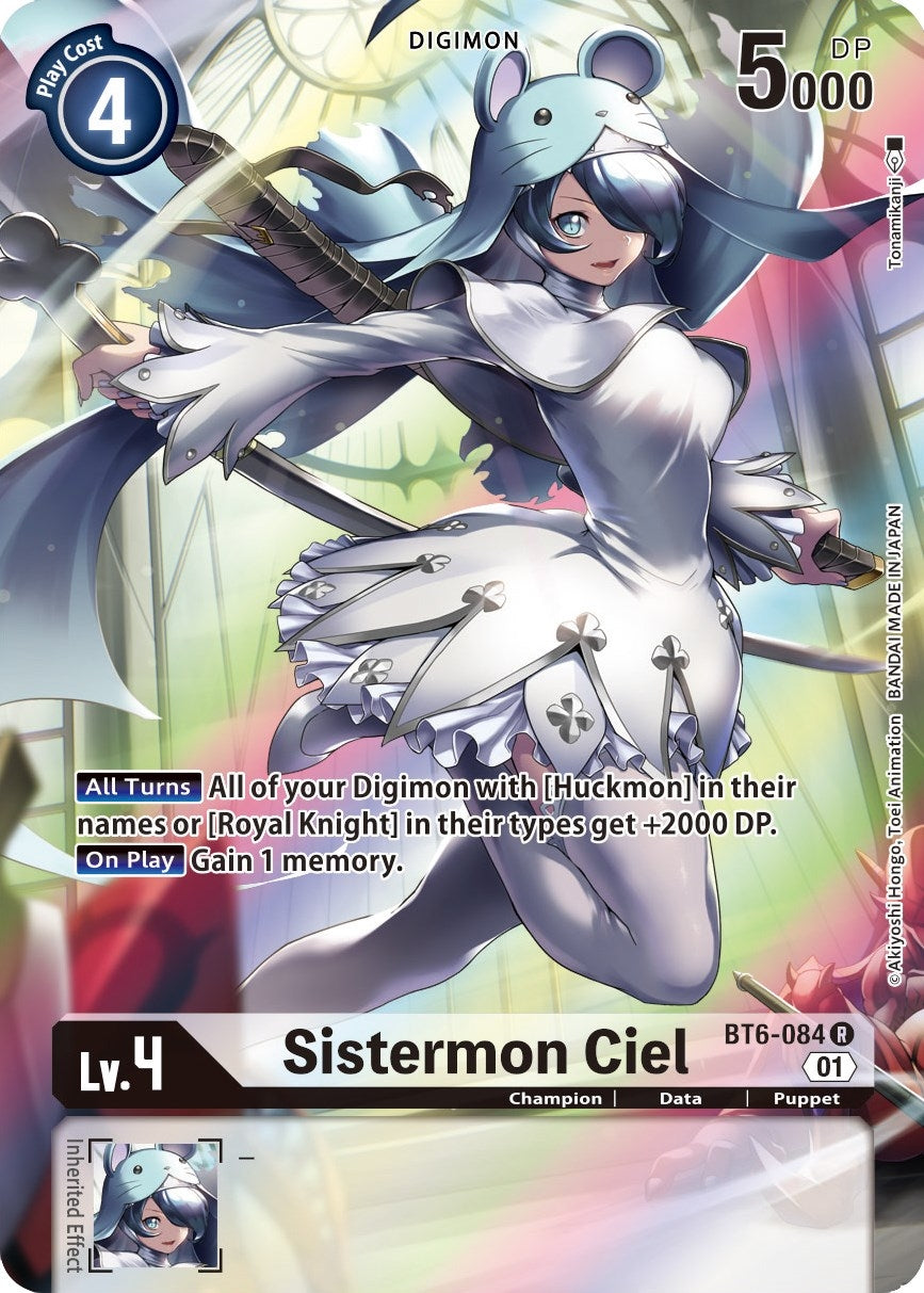 Image for Sistermon Ciel (Alternate Art) (BT6-084 R) (Double Diamond) - Digimon Card Game