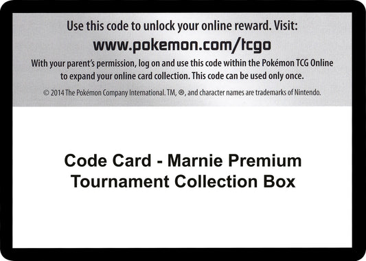 Image for Code Card - Marnie Premium Tournament Collection Box (Miscellaneous Cards & Products) - Pokemon