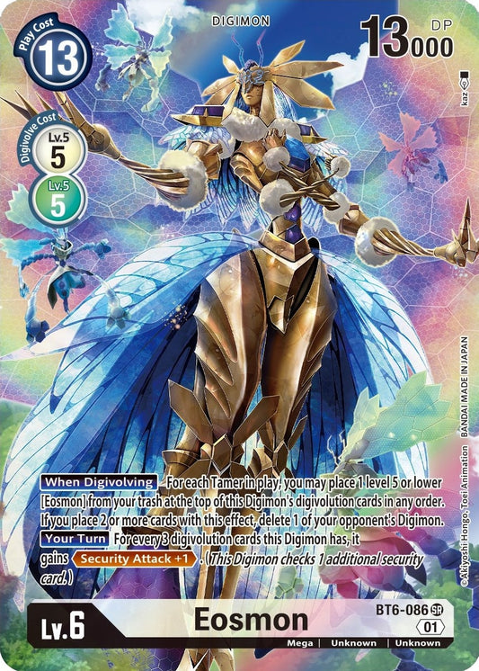 Image for Eosmon - BT6-086 (Alternate Art) (BT6-086 SR) (Double Diamond) - Digimon Card Game