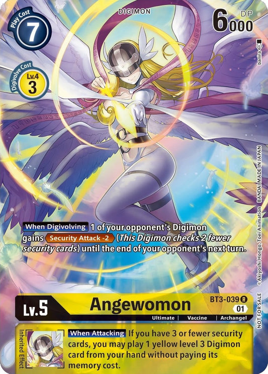 Image for Angewomon (1-Year Anniversary Box Topper) (BT3-039 R) (Release Special Booster 1.0) - Digimon Card Game