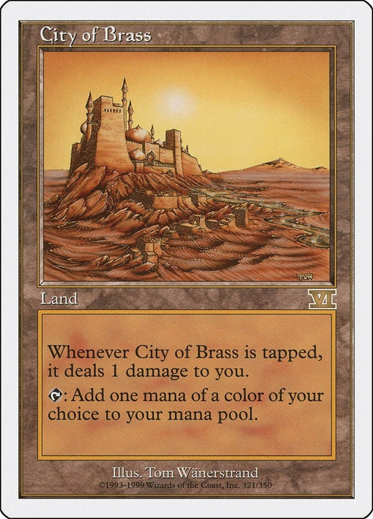 Image for City of Brass (321) (Classic Sixth Edition) - Magic: The Gathering