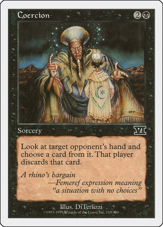 Image for Coercion (119) (Classic Sixth Edition) - Magic: The Gathering