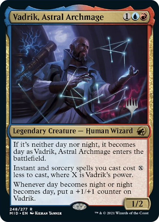 Image for Vadrik, Astral Archmage (248) (Promo Pack: Innistrad: Midnight Hunt) - Magic: The Gathering