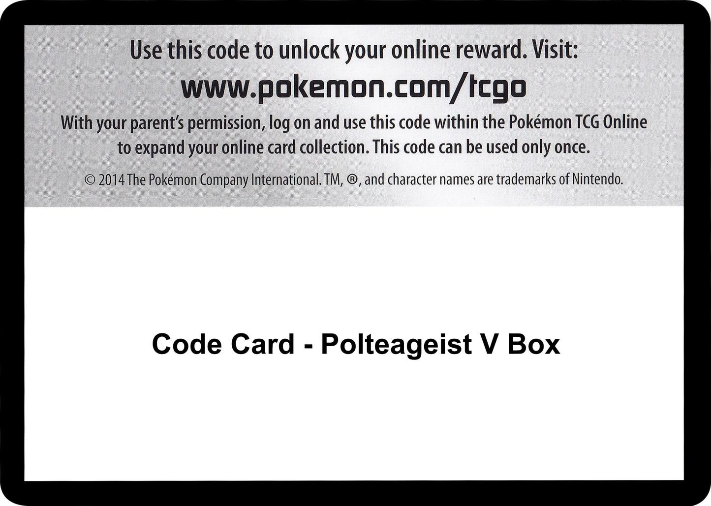 Image for Code Card - Polteageist V Box (SWSH02: Rebel Clash) - Pokemon