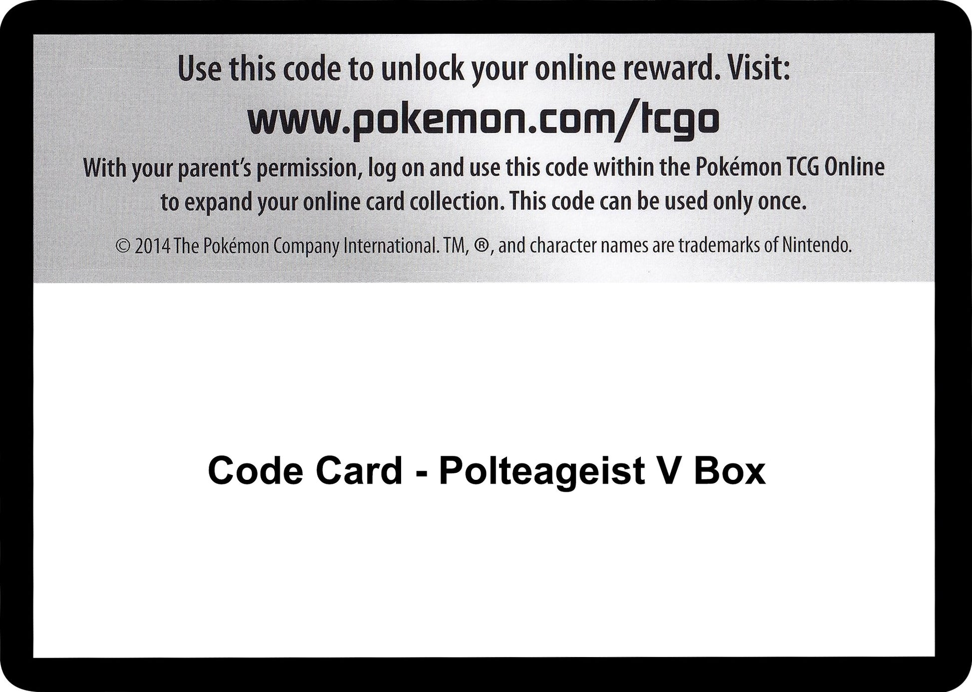 Image for Code Card - Polteageist V Box (SWSH02: Rebel Clash) - Pokemon