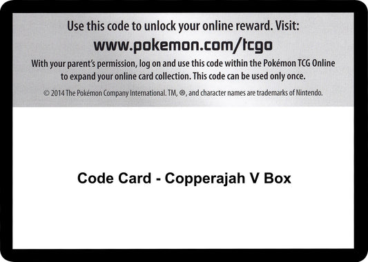Image for Code Card - Copperajah V Box (SWSH02: Rebel Clash) - Pokemon