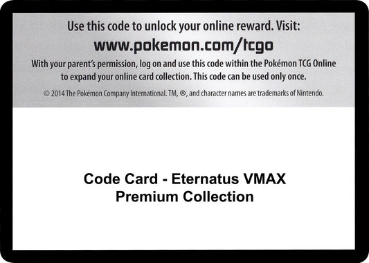 Image for Code Card - Eternatus VMAX Premium Collection (SWSH03: Darkness Ablaze) - Pokemon