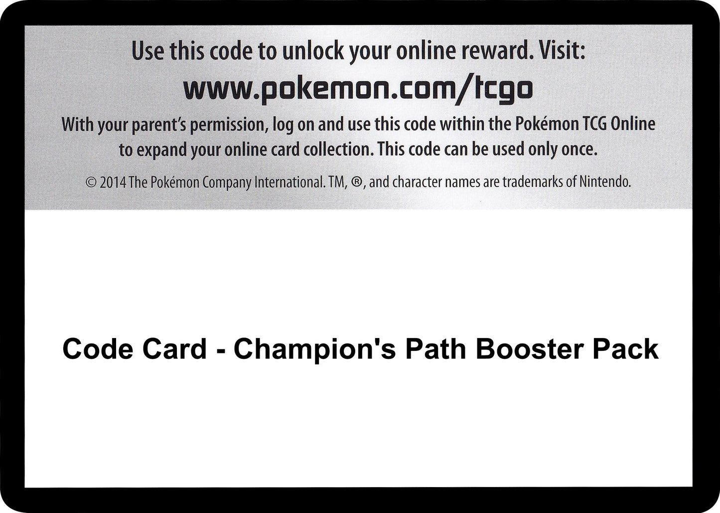 Image for Code Card - Champion's Path Booster Pack (Champion's Path) - Pokemon